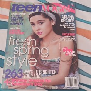 Teen Vogue Magazine with Ariana Grande Cover
